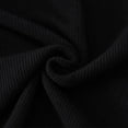 thumbnail image 6 of YWDJ Black Knit Bubble Sleeve Long Sleeve Top + Leather Pants Strappy Pants + Hat Suitable For Ages 3-8 Years Old Brown 3Y, 6 of 7