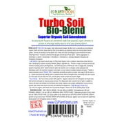 GS Plant Foods Turbo Soil Bio-Blend - تعديل فائق للتربة، معزز، معزز للمغذيات، تسميد داخلي وخارجي، العناية بالعشب، البستنة العضوية، البستنة، 3 أرطال
