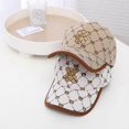 thumbnail image 4 of Kids Adjustable Baseball Cap with Cartoon Bear Embroidery for Ages 3-8 Soft Cotton Polyester Blend Summer Hat Unisex Design, 4 of 5