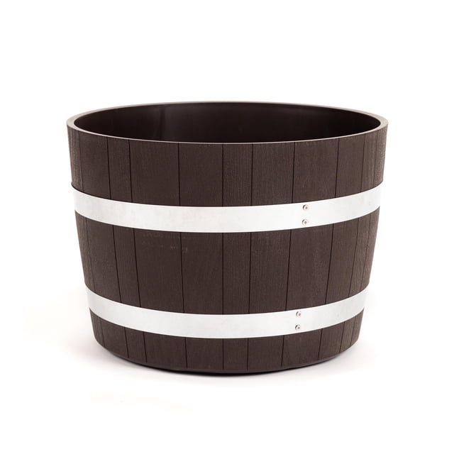 Maceta RTS Home Accents Better Barrel 100% reciclada de 45 cm