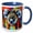 Blue/White, variant on 3drose, Amazing Cute Koala Animal. Classy Colorful Digital Painting Gift, 15oz Mug