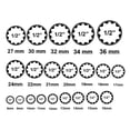 thumbnail image 5 of 21-Piece Set Of 12-Point Plum Blossom Socket Set 1/2 Inch Big Fly Socket Head 8-36mm Specification Plum Blossom Socket Head, 5 of 5