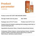 thumbnail image 4 of Pet Hot Spot & Wound Spray For Dogs And Cats - Soothes Sore Irritated Skin, Aids In Wound Healing & Care, Natural Formula With Advanced Protection - 100Ml Bottle, 4 of 9