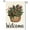 Pine Tree, variant on Sm:)e Merry Christmas Garden Flag 12x18 Inch Double Sided, Christmas Tree Xmas Winter Holiday Yard Outdoor Decorative Flag