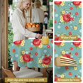 thumbnail image 5 of Pioneer Flower Floral Print Pattern Round Tablecloth 60 X 60 Inch, Wrinkle Resistant Wipeable Table Cloth for Kitchen Dining Picnic Patio Party, 5 of 6