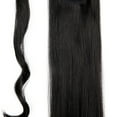 thumbnail image 6 of 20"/ 22" Wavy Curly Wrap  Hair Pieces Ponytail Drawstring Ponytail Extension Body Wave Ponytail Hair Extension Synthetic Loose Long Straight Ponytail Hair Pieces, 6 of 8