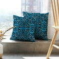 thumbnail image 6 of LALILO Throw Pillow Covers Waves Wavy Can Surface Art Backdrop Cloud Cushion Cover 18" x 18", 2 Pack, 6 of 6