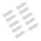 thumbnail image 5 of 10 piezas de sujetador desechable tejido libre de spa salón superior ropa interior sujetador para mujeres niñas blanco, 5 of 14