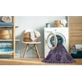 thumbnail image 2 of Ahgly Company Machine Washable Indoor Rectangle Industrial Modern Purple Haze Purple Area Rugs, 8' x 10', 2 of 7
