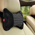 thumbnail image 2 of Breathable Not Hot Car Neck Pillows Flock Cloth Single 1piece Headrest Fit For Most Cars Filled Fiber Universal Car Pillow, 2 of 4
