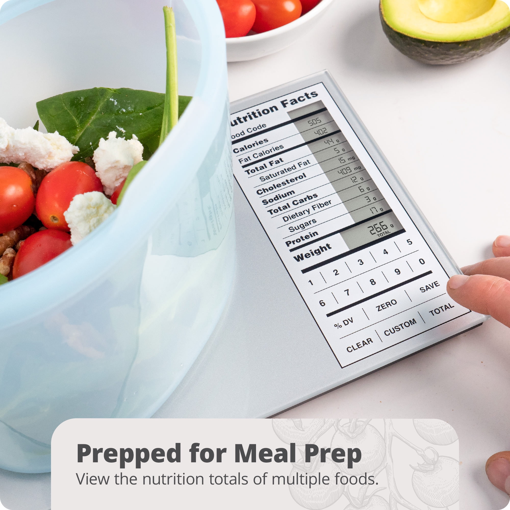 Perfect portions food scale codes hot sale