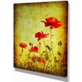 thumbnail image 2 of Design Art - Poppy Flowers on Grunge Background, 2 of 3