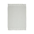thumbnail image 2 of Emily 60 Inch Soft Polyester Throw Blanket Knotted Fringe Set of 3 Cream - Saltoro Sherpi, 2 of 4