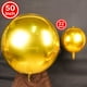 thumbnail image 2 of Globos de aluminio PartyWoo dorados, 4D, 50 cm, redondos, 3 unidades con cinta, 2 of 6