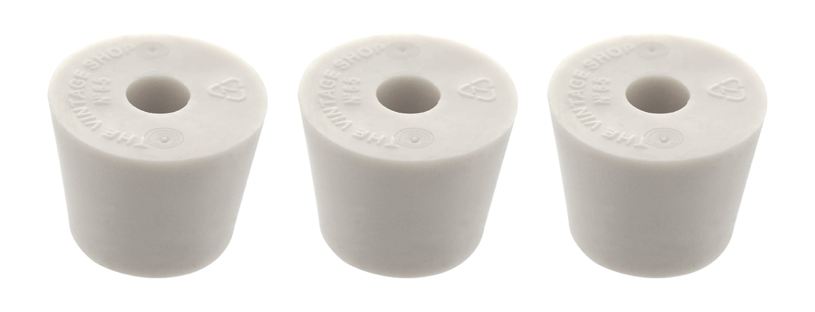 Home Brew Ohio #2 Drilled Rubber Stopper Set of 3 