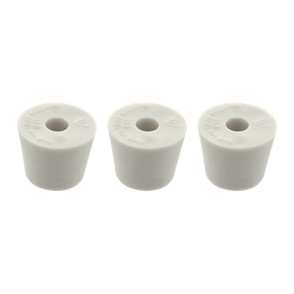 Home Brew Ohio #6.5 Drilled Rubber Stopper Set of 3