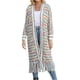 thumbnail image 2 of Chaquetas y abrigos casuales sin capucha de manga larga, cárdigan de punto popular para mujer, chaqueta de colores a la moda con borlas, chaqueta/chaqueta casual con capucha de manga larga, cárdigan s, 2 of 8