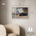 thumbnail image 4 of Leopard Elegance France Shadowbox Print Car Art by Art Remedy, Blonde Frame, 24 x 16, 4 of 6