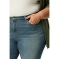 thumbnail image 5 of Levi Strauss Signature Women's and Women's Plus Mid Rise Bootcut Jeans, 30", 32” and 34" Inseams, Sizes 2-28, 5 of 6