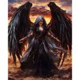 thumbnail image 2 of Pintura al óleo Hell Angel por números, cuadro sin marco pintado a mano, kit de adorno para el hogar Likrtyny Oficina Multiescena Multifunción, 2 of 9
