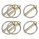 thumbnail image 1 of Uxcell 6Pack Pasador de Anillo, 5x30mm Pasadores de Acero al Carbono para Remolque con Zinc de Color, 1 of 1