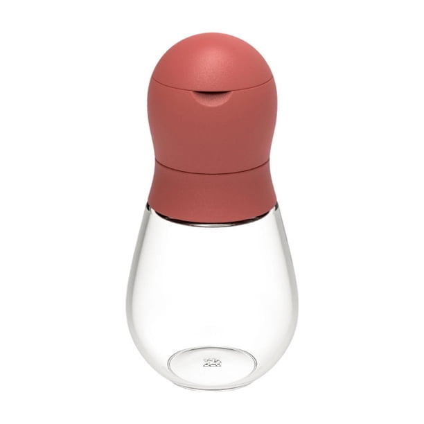 Molinillo de pimienta o sal para comidas familiares, granos de pimienta, molinillo manual para especias del chef. Rojo