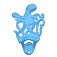thumbnail image 2 of Hampton Nautical Seaworn Blue Wall Mounted Octopus Bottle Opener 6"-Vintage Cast Iron Sea Life Decor, 2 of 7