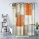 thumbnail image 4 of Inteprter Cortina de ducha de baño elegante, no transparente y a prueba de moho para decoración de baño, privacidad protegida Juegos de accesorios de baño HZF02584 150X180cm, 4 of 6