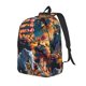 thumbnail image 1 of Easygdp Whimsical Animal Spiral Mochila de Lona Resistente para Laptop, Compatible con Laptops de 15 a 17 pulgadas, Ideal para Escuela, Trabajo y Viajes-Small, 1 of 5