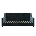 Ember Interiors Jordyn Upholstered Daybed, Twin Sofa Bed, Blue Velvet