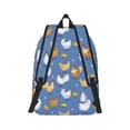 thumbnail image 3 of Daiia Chicken Family Vintage Canvas Backpack for Men and Women ,Hiking Backpack,Travel Laptop Bag for School,Large Capacity Backpack, 3 of 8