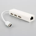 thumbnail image 1 of axGear USB 3.1 Type C USB-C Multiple 3 Ports Hub with Ethernet Network LAN Adapter AP, 1 of 7