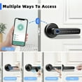 thumbnail image 3 of Fingerprint Door Lock, Smart Lock Keyless Entry Deadbolt with Keypad,4-in-1 Fingerprint Door Knob with APP Control, Smart Door Locks for Bedroom Home Hotel Office Apartment, 3 of 10