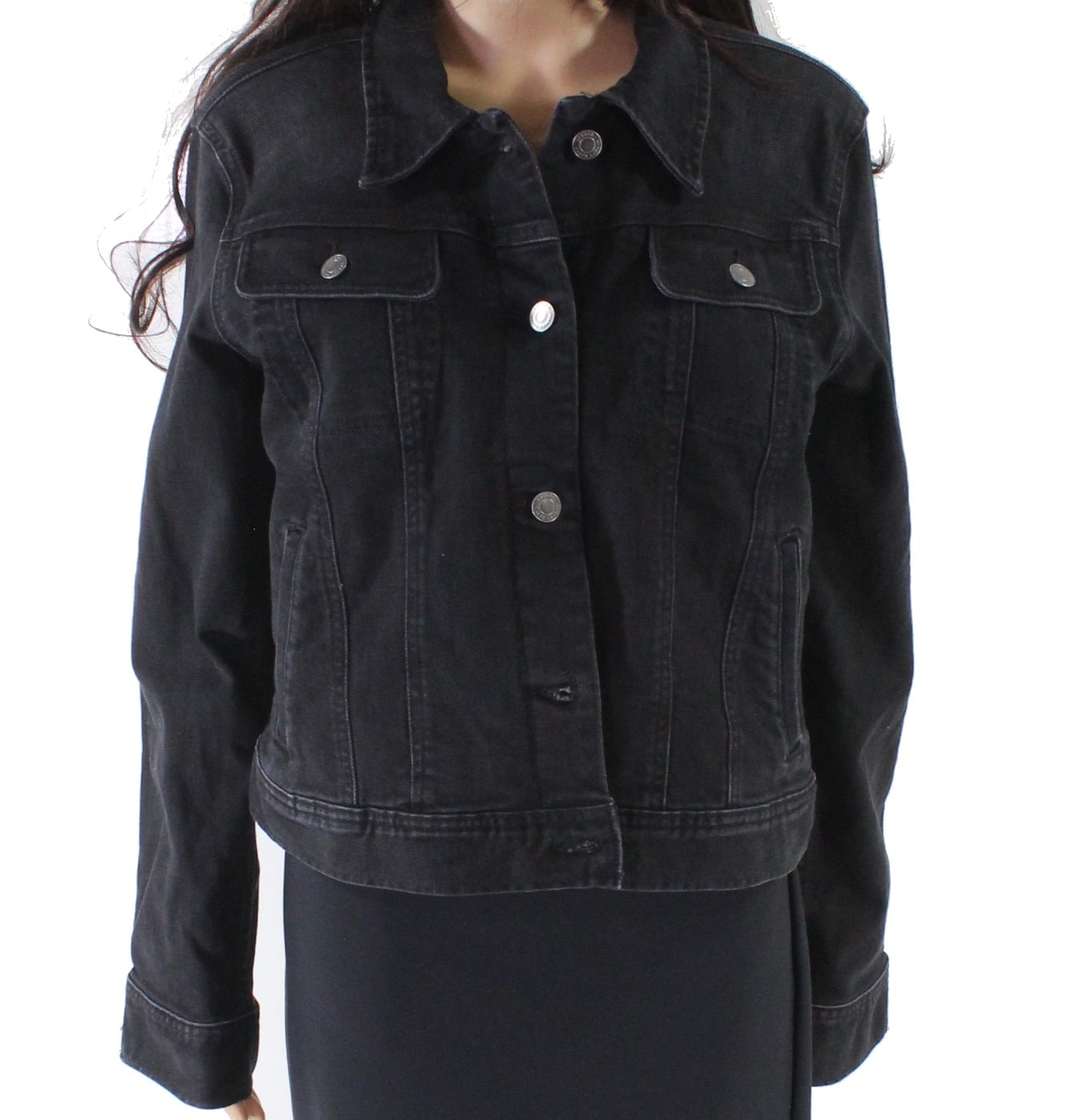 Ralph Lauren Womens Jacket Denim Lace Up 10