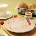 thumbnail image 4 of Rbaofujie Bento Lunch Box Kids Kitchen Tools Stainless Steel Ironing Clip Remover Thickened To Mimic Wood and with Gold Ironing Clip Simple Modern Lunch Box, 4 of 4
