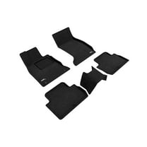 3D MAXpider Custom Fit Elegant Floor Mat (Black) for 2018-2022 KIA Stinger AWD - 1ST Row 2ND Row