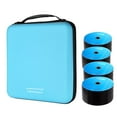 thumbnail image 3 of CD Case, 192 Capacity EVA DVD Case Skyblue Portable Zipper Holder Disc Storage Organizer Wallet, 3 of 5
