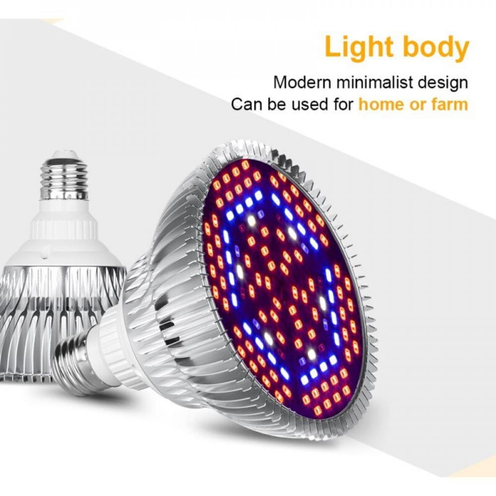 E27 100W Sunlike Warm Full Spectrum LED Grow Light Bulb for Indoor Plants Lamp 