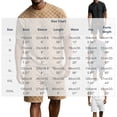 thumbnail image 2 of Gytharion 2 Piece Classic Summer Outfits for Men Round Neck Short Sleeve T-shirt with Elastic Waist Shorts Sets Soild Color Casual Sets, 2 of 8