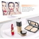 thumbnail image 3 of Espejo de maquillaje cosmético 21 luces LED Espejo de luz triple plegable Espejos LED de aumento 1X/2X/3X 180° ajustable con botón táctil Batería Cable USB Regalo del día de la madre, 3 of 8