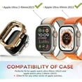 thumbnail image 4 of Dwitch Soft Plating Case Compatible with Apple Watch 38/40/41mm Protector Case, Slim Watch Cover Anti-Scratch Protective Bumper for iWatch Series 9/8/7/6/SE/5/4/3/2/1 Bands Strap Accessories,Rosegold, 4 of 5