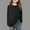 Black, variant on ZOYOEN Girls Trendy Sweatshirt- Crewneck Casual Long Sleeve Pullover Tops Gray Size 14