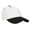 White/Black, variant on Falari Plain Blank Baseball Cap Adjustable Size for Outdoor Activities White