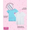 thumbnail image 4 of Real Love Girls' Rash Guard Shirt - 2 Pack Quick Dry Short Sleeve Swim Shirts (Sizes: 2T-16), 4 of 7