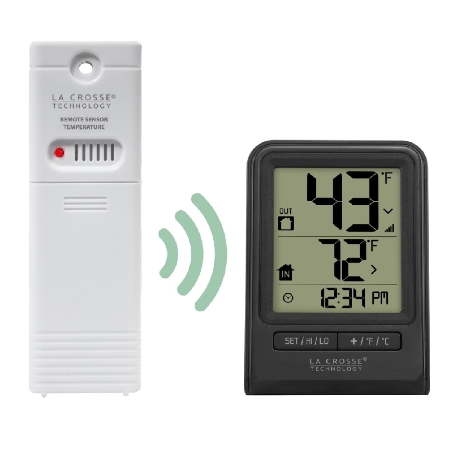 Digital Precision Radio Controlled Multi Temperature Clock NEW 3 sensor units 
