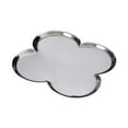 thumbnail image 3 of Bandeja para platos de joyería, placa de almacenamiento de placa de bandeja decorativa, plato de almacenamiento en forma de flor, plato de soporte de plata, 3 of 8