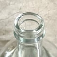 Chic Vintage Clear Glass Large Floor Jug Vase for Home Decor and