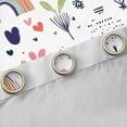 thumbnail image 4 of Castle Fairy Rainbow Curtains Pack of 2 (42x84 Each),Spring Garden Curtains Blackout, 4 of 6
