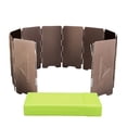 thumbnail image 3 of 10 Uds Deflector de viento plegable estufa portátil pantalla a prueba de viento para Camping (pequeño) Hugtrwg Para Estrenar, 3 of 8