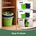 thumbnail image 4 of Eyliden Spin Mop and Bucket System with Wringer, Floor Mop Set with 5 Mop Heads, 4 of 8